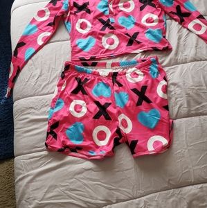 XOXO silk Pajama set
